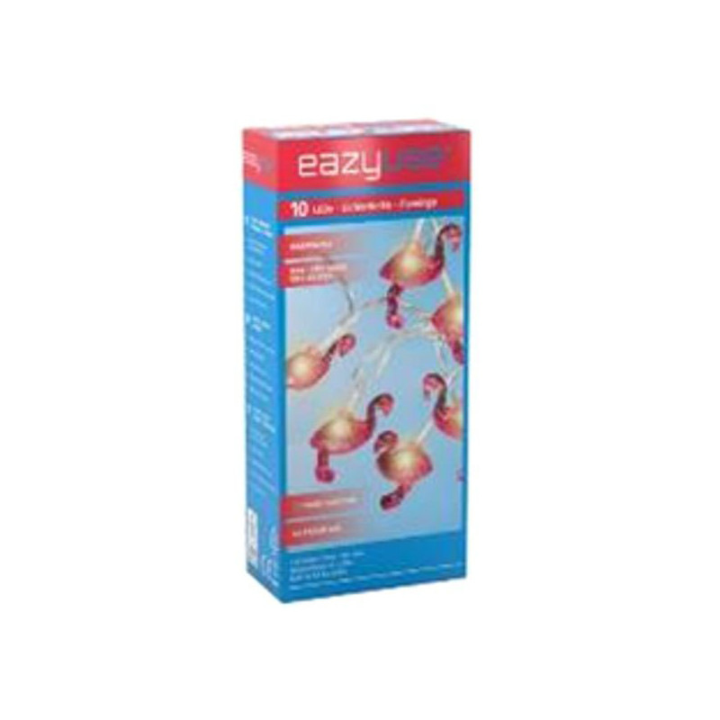 CATENA LUCI LED FENICOTTERI    m 1,20     EAZY USE