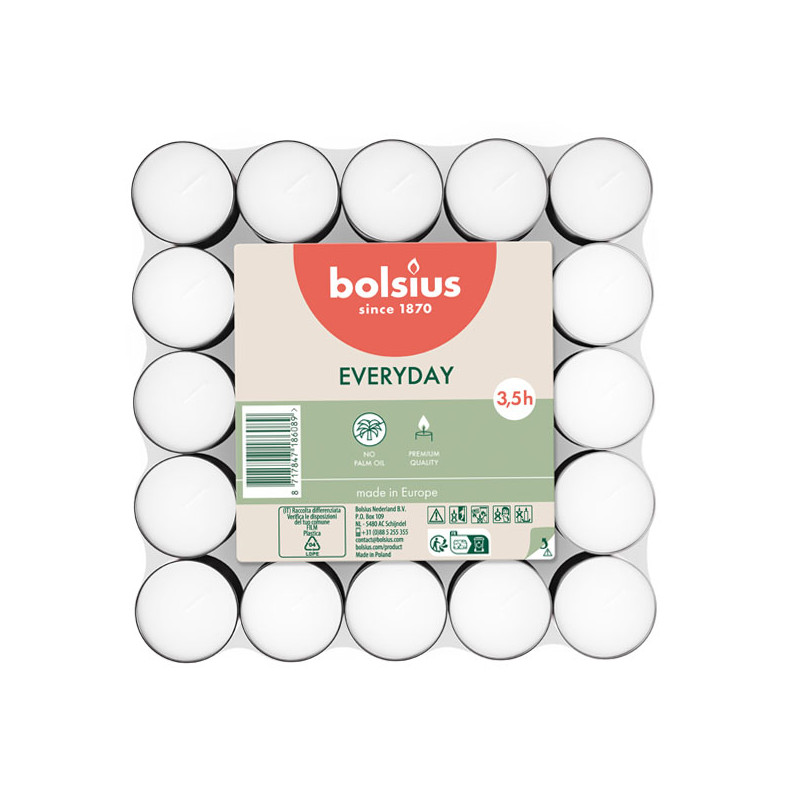 CANDELA LUMINO FORNELLINI           Pz  50 BOLSIUS