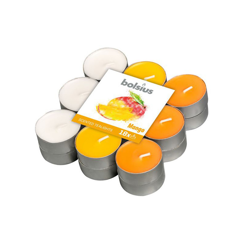 CANDELA LUMINO FRUTTI ROSSI         Pz  18 BOLSIUS