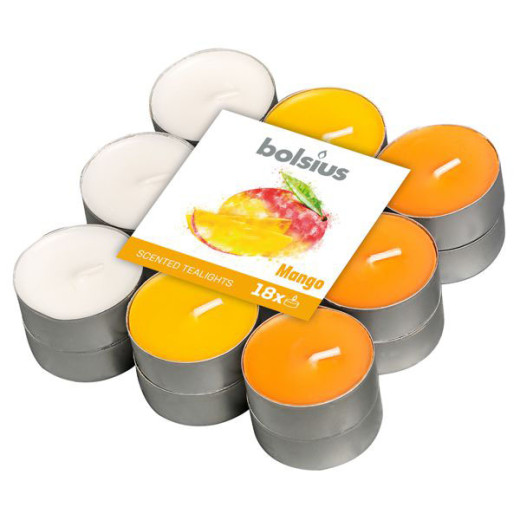 CANDELA LUMINO FRUTTI ROSSI         Pz  18 BOLSIUS