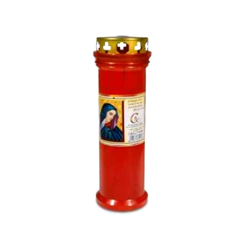 CERO VOTIVO LUCE ETERNA ROSSO  T50 PARAPIOGGIA
