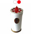 CERO VOTIVO LUMI BATTERIA gg 60  BIG   ROSSO  ATER