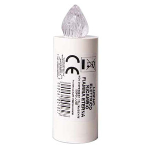 CERO VOTIVO LUMI BATTERIA gg 365 BIANCO