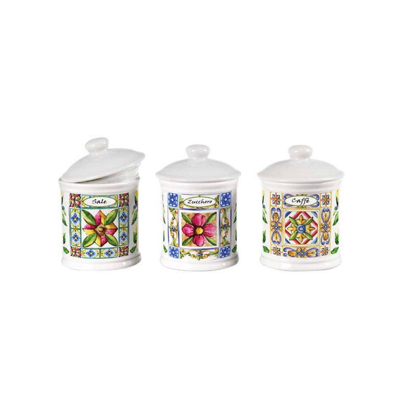 BARATTOLO CERAMICA TERRA E SOLE  Pz 3 BELLINTAVOLA