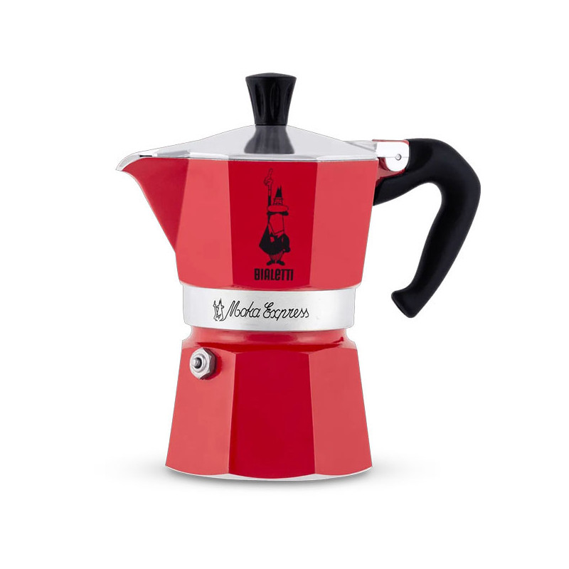 CAFFETTIERA MOKA EXPRESS ROSSA     Tz   1 BIALETTI