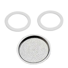 GUARNIZIONI Pz 2 + FILTRO MOKA   Tz   3 XTRA 11800