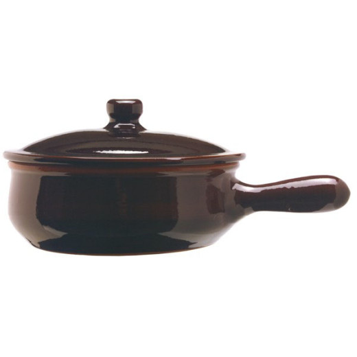 CASSERUOLA 1 MANICO COPERCHIO    cm 12 BRUNA COLI'