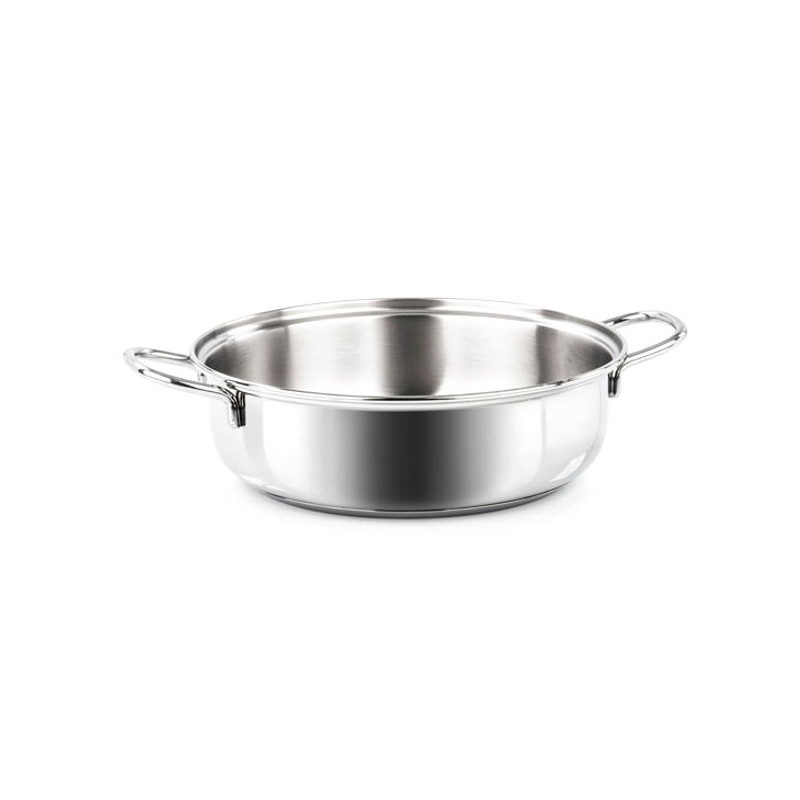 TEGAME INOX 2 MANICI        cm 22 BONITA BARAZZONI