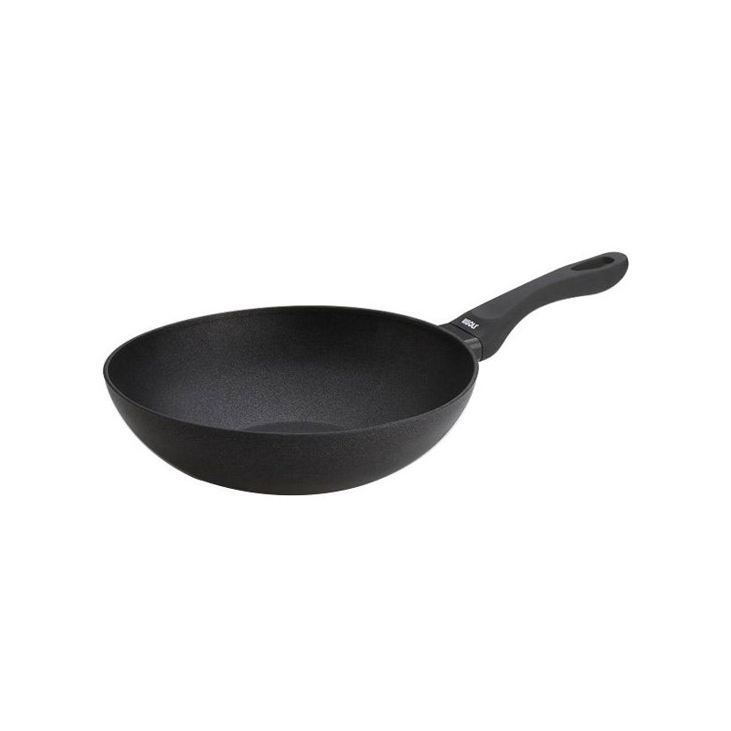 WOK 1 MANICO                cm 28 INDUCTION RISOLI