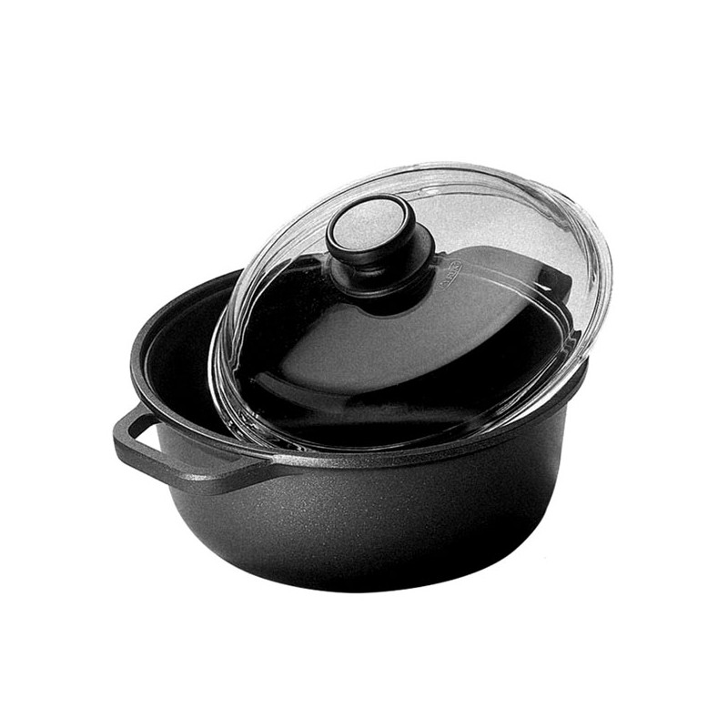 CASSERUOLA 2 MANICI C/COP. cm 20 EXTRABLACK RISOLI