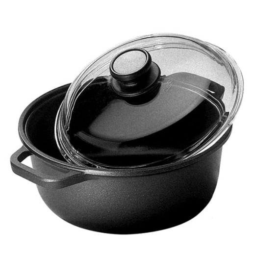 CASSERUOLA 2 MANICI C/COP. cm 28 EXTRABLACK RISOLI