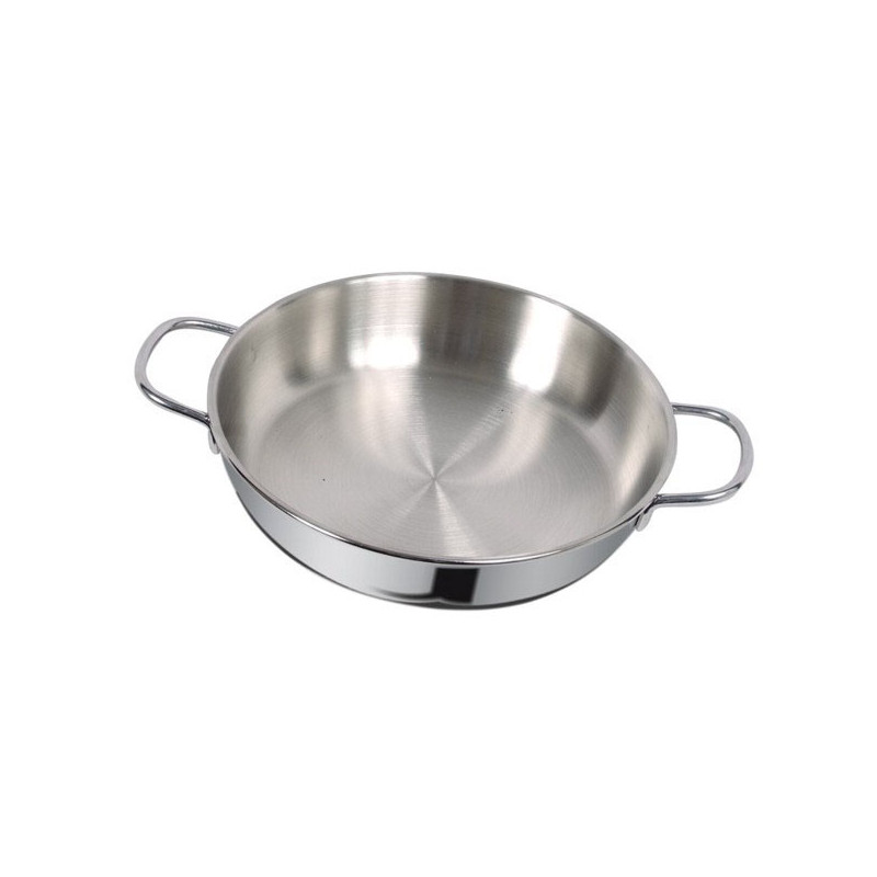 TEGAME INOX 2 MANICI         cm 26 DUNE METALSOMMA