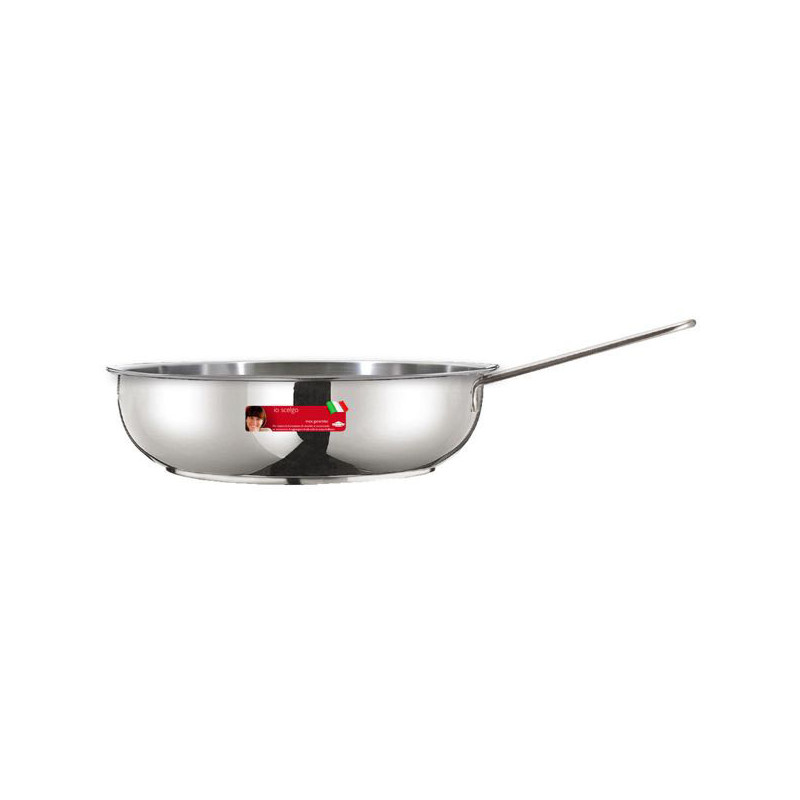 PADELLA INOX 1 MANICO          cm 26 RIVER INOXRIV