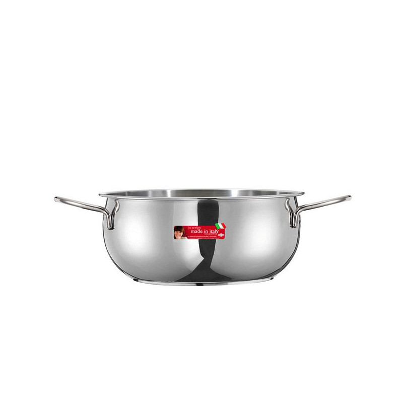 CASSERUOLA INOX 2 MANICI       cm 16 RIVER INOXRIV