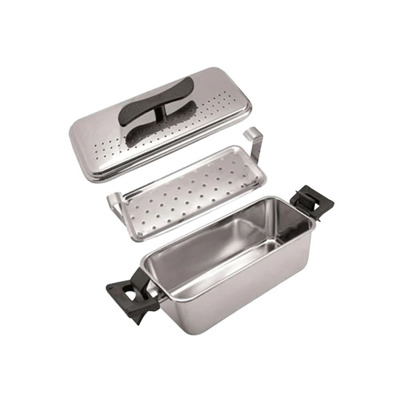 CUOCISCOLA INOX DUSPAGHI             cm 42x15 IPAC