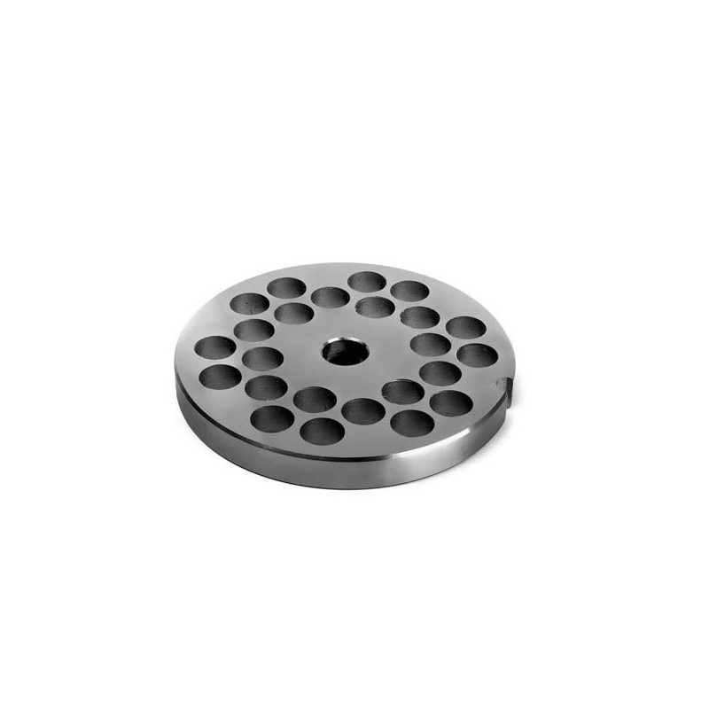 PIASTRA TRITACARNE N. 8 INOX foro mm  4,5  3 SPADE