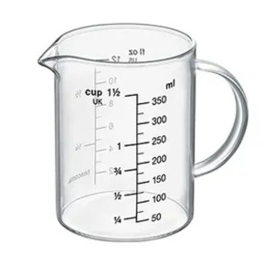 CARAFFA GRADUATA VETRO      l 1,00 DELICIA TESCOMA