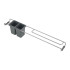 MENSOLA CHROMETH. LUXY APP. 2P 26x19 h 70 METALTEX