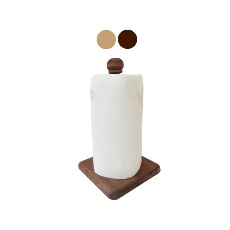 PORTAROTOLO LEGNO VERTICALE NATURALE      cm 14x30