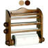 PORTAROTOLO LEGNO LUSSO ROTOLI 3 NATURALE   CALDER