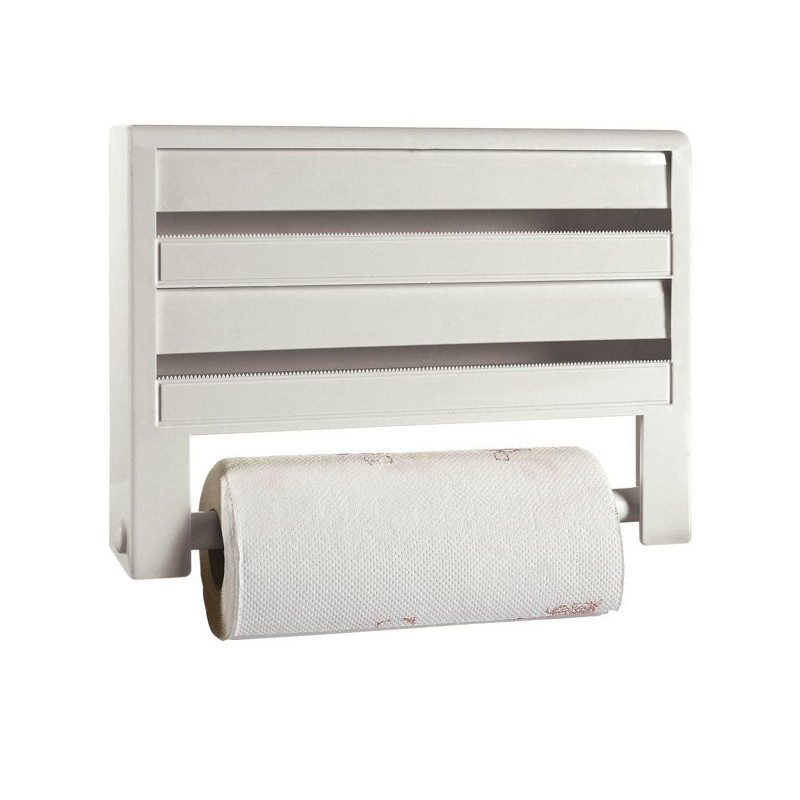 PORTAROTOLO PARETE POSTI 3    35x7 h 26 COSMOPLAST