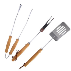 POSATE BARBECUE SET            Pz  3 LAPILLO 00646