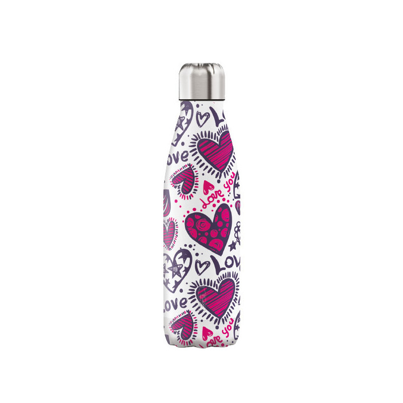 BOTTIGLIA TERMICA ACCIAIO LOVE          cc 500 TSB