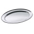 VASSOIO ACCIAIO OVALE          cm 45x30 XTRA 12549