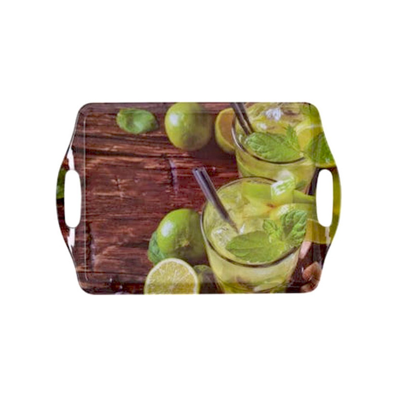 VASSOIO MELAMINA MANIGLIE DRINK   cm 21x14 KOOPMAN