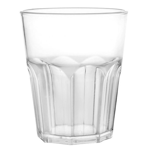 BICCHIERE PLASTICA ACQUA ROX    cc 290 Pz 8 GOLDPL
