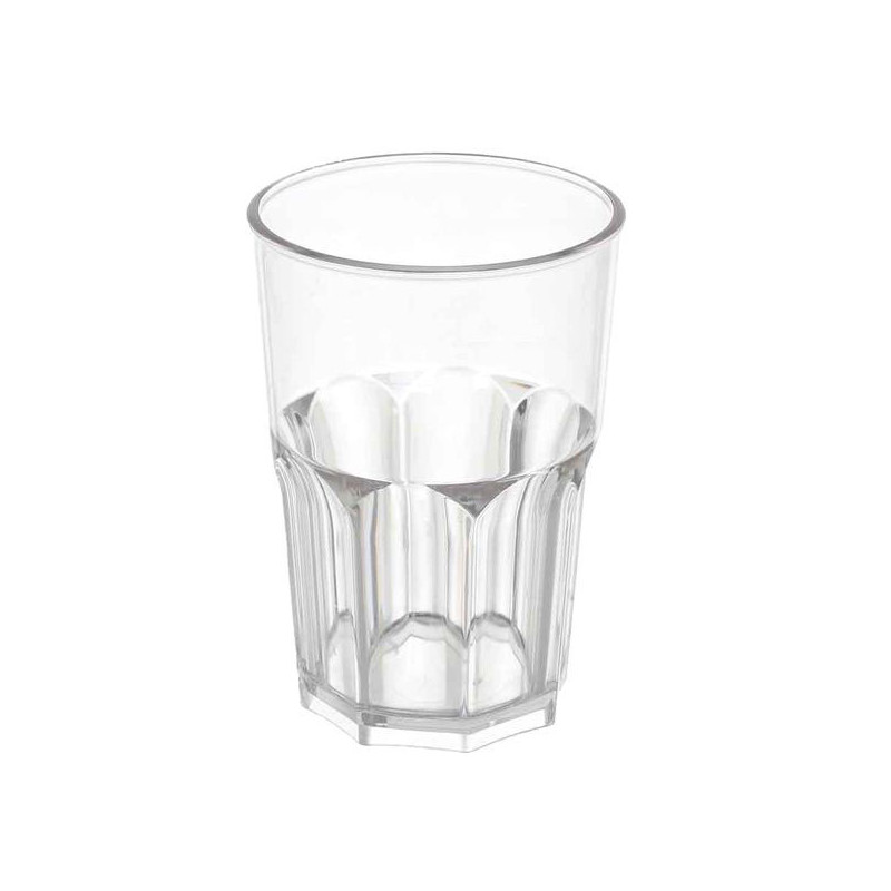BICCHIERE PLASTICA BIBITA GRAN. cc 400 Pz 5 GOLDPL