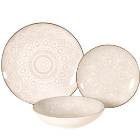 SERVIZIO PIATTI PORCELL.MANDALA   Pz 18 XTRA 11692