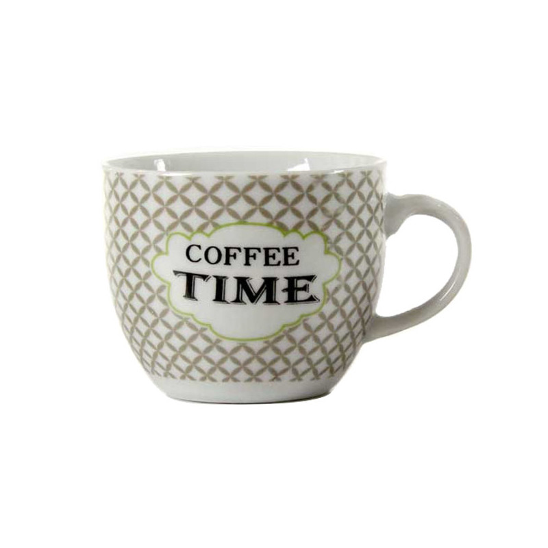 TAZZA CAFFE CERAMICA COFFEE TIME Pz 6 BELLINTAVOLA