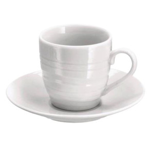 TAZZA CAFFE PORCELLANA LINEE               Pz 6 AD