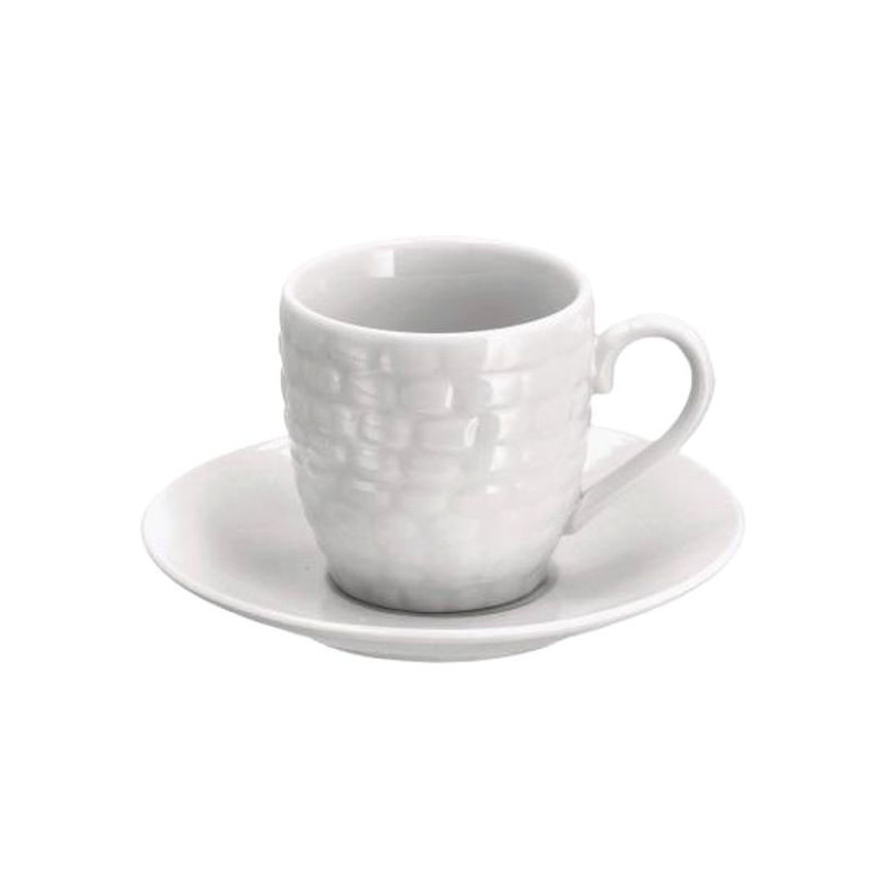 TAZZA CAFFE PORCELLANA QUADRI              Pz 6 AD