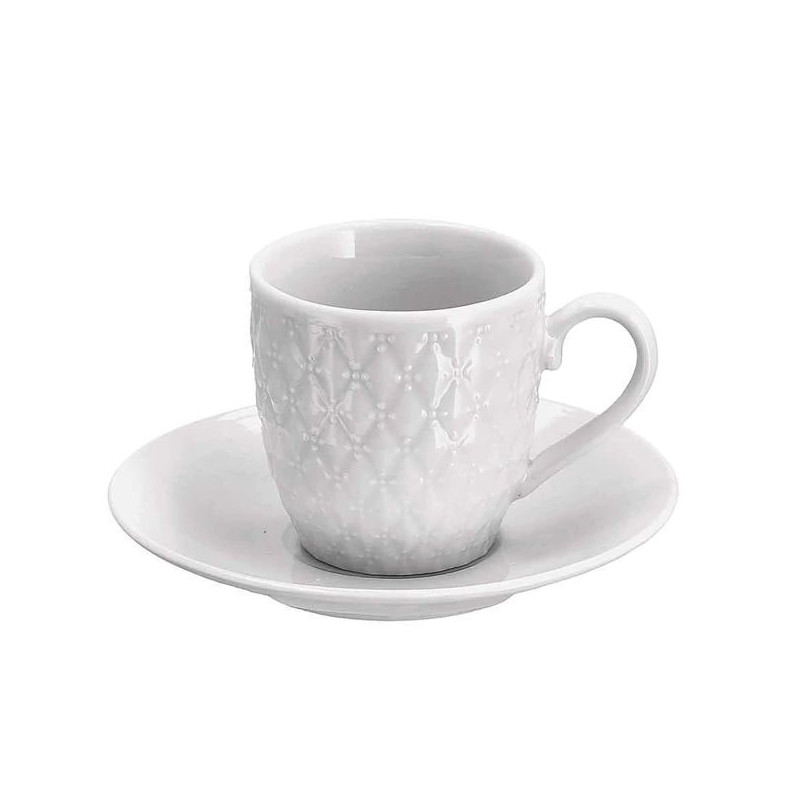 TAZZA CAFFE PORCELLANA ROMBI               Pz 6 AD