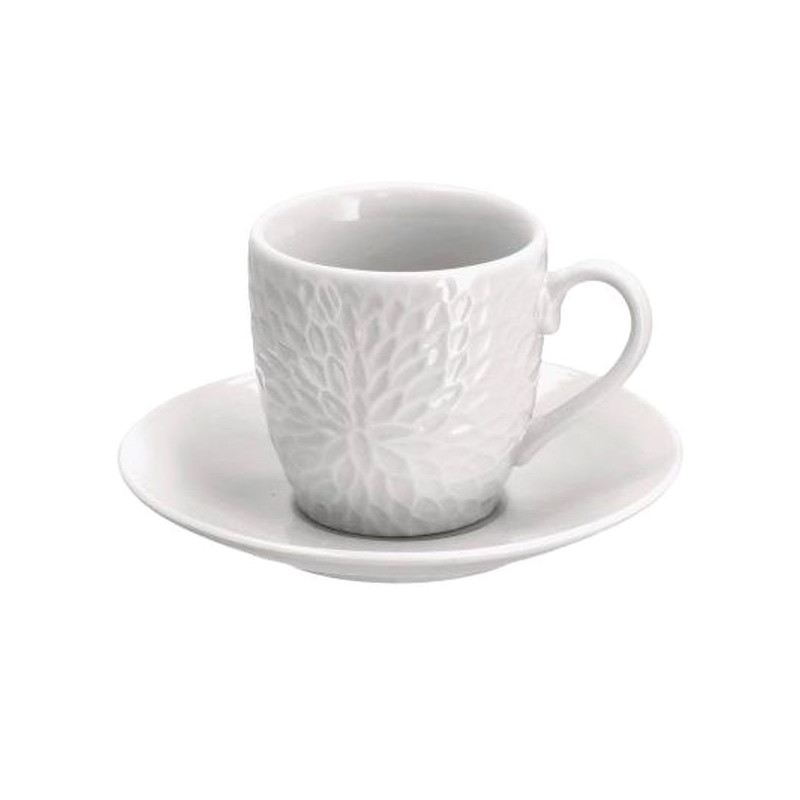 TAZZA CAFFE PORCELLANA RAMI                Pz 6 AD