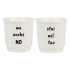 TAZZA CAFFE CERAMICA ANCHE NO      ml 90 Pz 2 SOOR