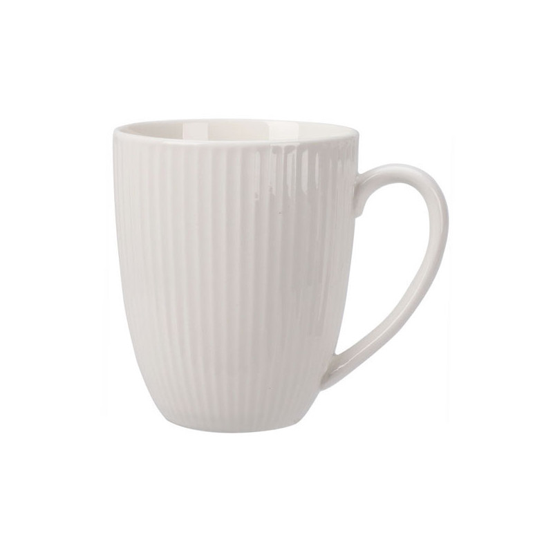 TAZZA MUG PORCELLANA RIGATA         cc 370 KOOPMAN