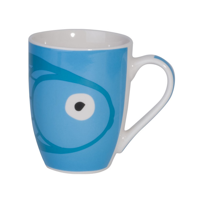 TAZZA MUG PORCELLANA FISH           cc 340 MERCURY