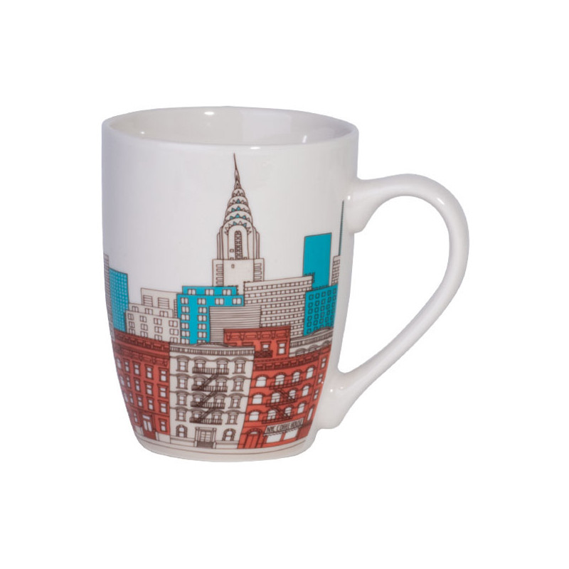 TAZZA MUG PORCELLANA CITTA          cc 350 MERCURY