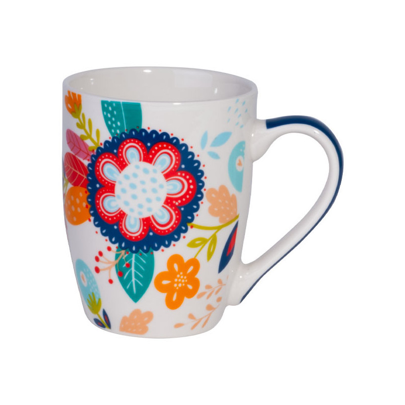 TAZZA MUG PORCELLANA FLOREALE       cc 350 MERCURY