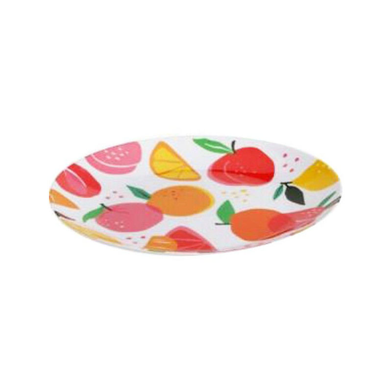 PIATTO MELAMINA FRUTTA AGRUMI        cm 20 KOOPMAN