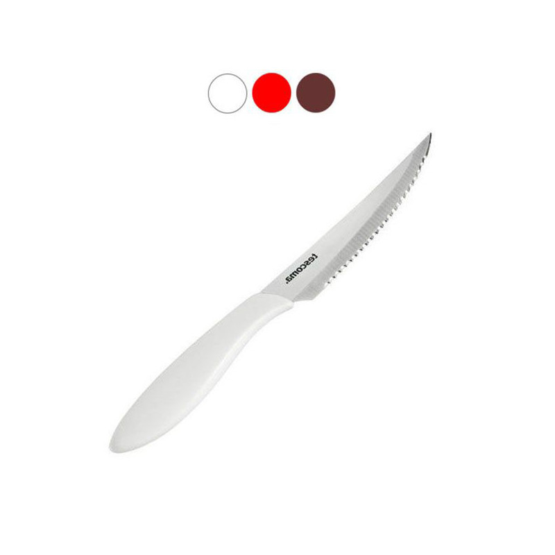 COLTELLO BISTECCA ROSSO  Pz 6 cm 12 PRESTO TESCOMA