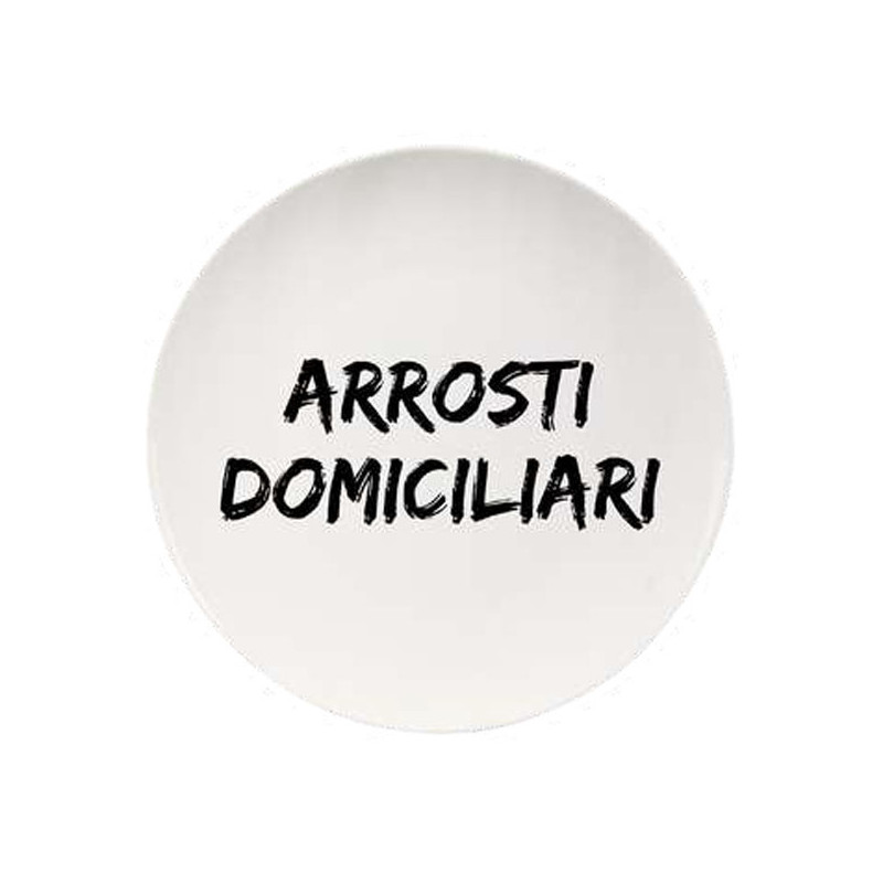 PIATTO CERAMICA PIANO ARROSTI DOMICIL.cm 26,5 SOOR