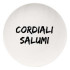PIATTO CERAMICA PIANO CORDIALI SALUMI cm 26,5 SOOR
