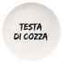 PIATTO CERAMICA PIANO TESTA DI COZZA  cm 26,5 SOOR