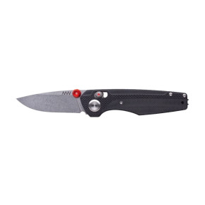 ANV Knives A090 BB STONEWASH SANDVIK G10 BLACK / ALOCK ANVA090-001