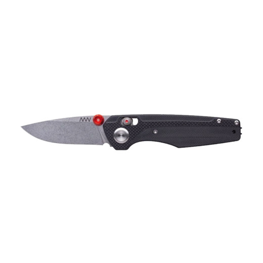 ANV Knives A090 BB STONEWASH SANDVIK G10 BLACK / ALOCK ANVA090-001