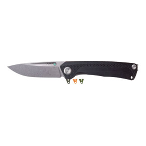 ANV Knives Z200 PLUS BB STONEWASH G10 BLACK ANVZ200PLUS-001